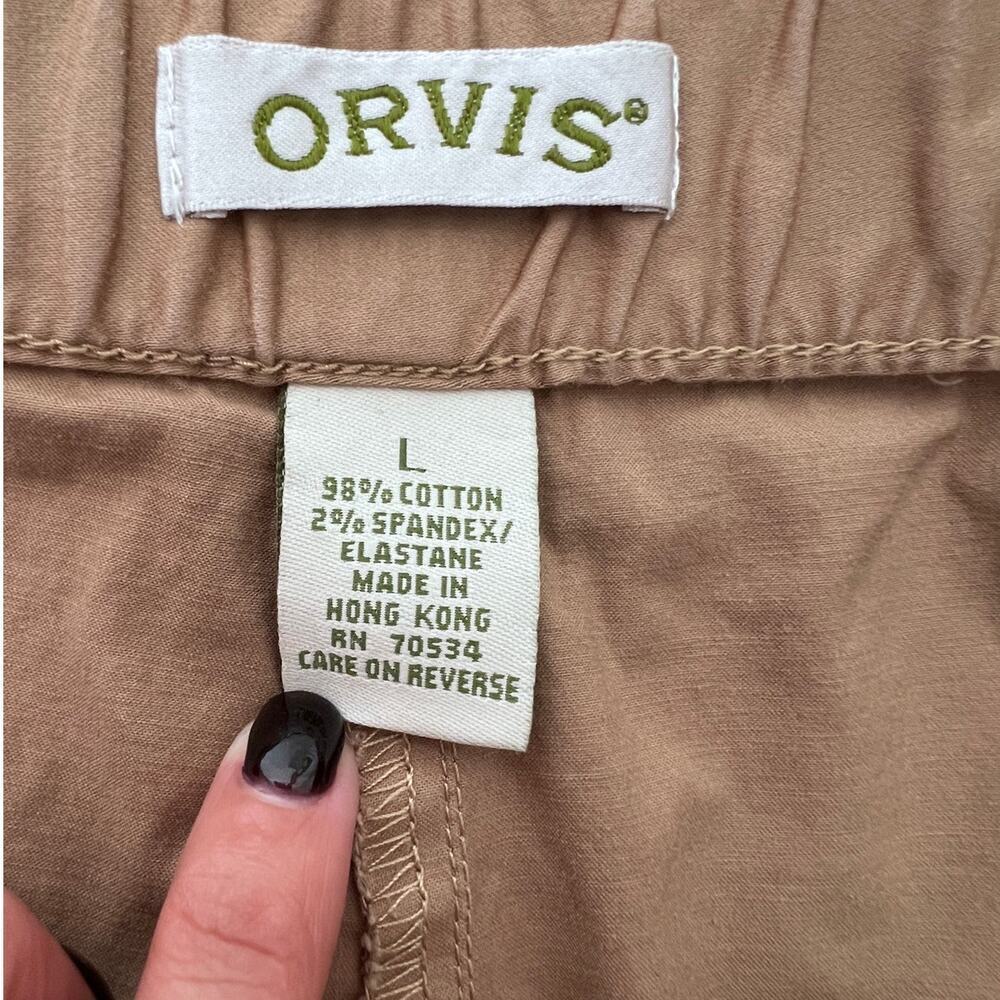 Orvis Khaki Pants With Draw Strings- L - image 3